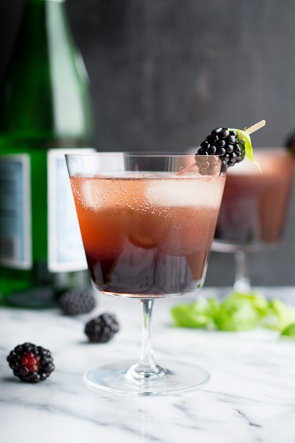 Blackberry Basil Shrub Taste Love and Nourish