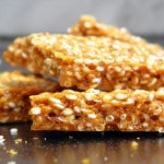 Sesame Sriracha Brittle - spicy, sweet and crunchy! I love this combination! | @tasteLUVnourish