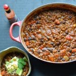 Black Bean and Lentil Chili - this reader favorite is even meat-lovers approved! Incredibly easy and delicious! | @tasteLUVnourish