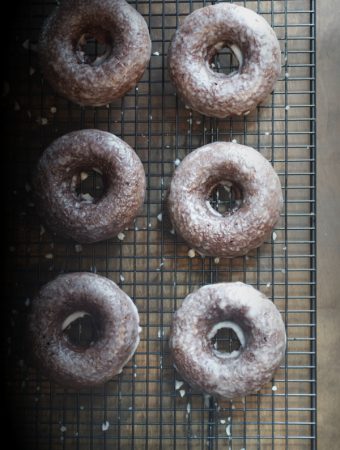 Baked Chocolate Glazed Donuts - These donuts are so chocolatey, moist and delicious! You'd never know they were baked! | @tasteLUVnourish