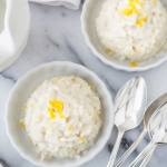 Meyer Lemon Rice Pudding with Jasmine Rice | @tasteLUVnourish | #ricepudding #meyerlemon #vegan #glutenfree #light