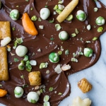 Wasabi Pea Chocolate Bark | @tasteLUVnourish | #chocolate #wasabi