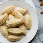 Almond Cookies - chewy on the inside and crisp on the outside, these are my favorite cookie! Naturally gluten free. | @tasteLUVnourish