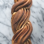 Cinnamon Nog Twist Bread | @tasteLUVnourish | #bread #nog #holiday