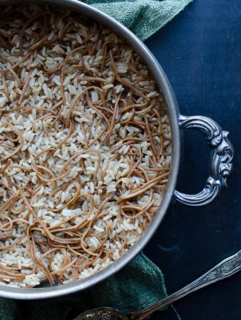 Rice Pilaf - learn how to make a deliciously basic rice pilaf with tips for success. | From @tasteLUVnourish on www.tasteloveandnourish.com