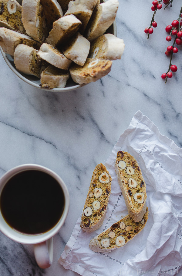 This Hazelnut Almond Biscotti recipe is based on an authentic method of preparing biscotti. Perfectly crunchy paired with your favorite cup of coffee. | @tasteLUVnourish