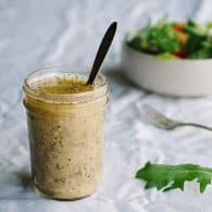 Superfood Vinaigrette - this recipe is so easy and loaded with healthy superfoods to amp-up any salad! @tasteLUVnourish