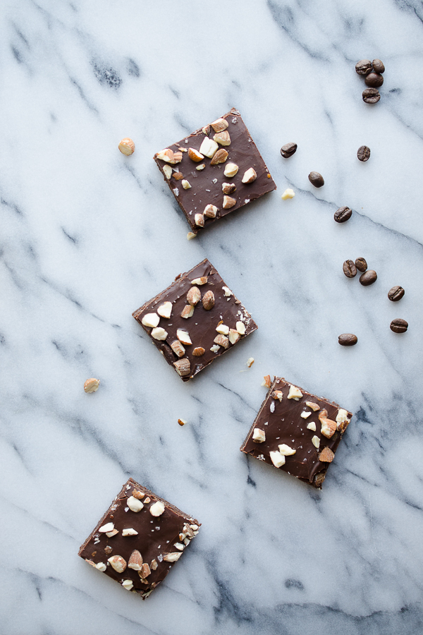 Super simple, easy and healthy, this Raw Almond Espresso Fudge Brownie recipe is made with no refined sugars, is low carb, vegan, paleo and gluten free. Each serving has less than 180 calories and just 6 grams of sugar! Recipe from @tasteLUVnourish