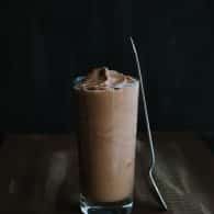 This simple Chocolate Frosty is so thick and chocolatey…yet deliciously vegan, gluten-free and with no refined sugar! Plus…it's got some great plant-based added protein! #DoPlants @tasteLUVnourish