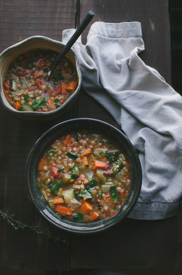 Empty Bowl Lentil Soup - this recipe is the most requested for good reason…simple ingredients and a straightforward recipe yields an amazingly delicious soup! @tasteLUVnourish