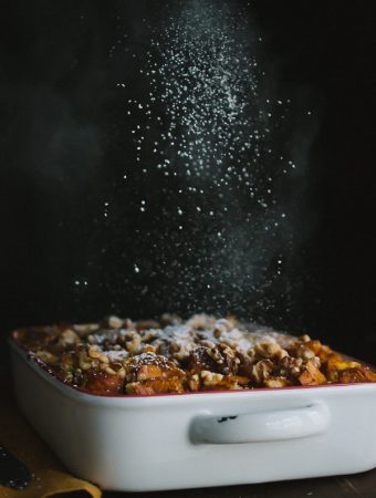 As simple as beating a couple of eggs, this easy Pumpkin Bread Pudding becomes a perfect fall dessert or sweet breakfast with just minutes of prep. TasteLoveAndNourish.com