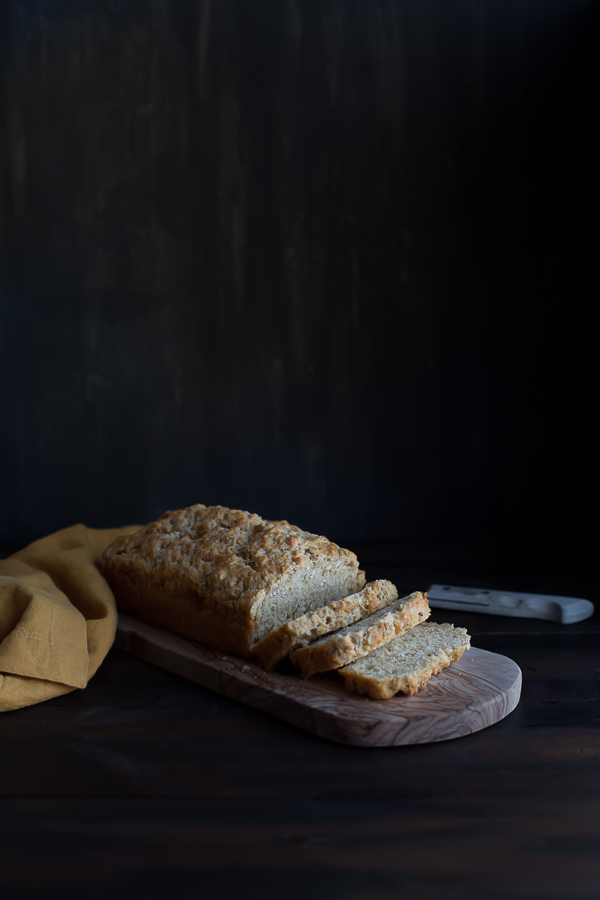 This quick and easy beer bread may be the best I've ever made! It's got the most buttery, crusty exterior with a rich interior. You'll want to make this over and over again! | @tasteLUVnourish