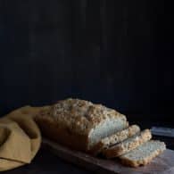 This quick and easy beer bread may be the best I've ever made! It's got the most buttery, crusty exterior with a rich interior. You'll want to make this over and over again! | @tasteLUVnourish