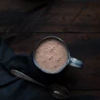 This hot cocoa recipe may be simple, but what you'll end up with is a rich and cozy cup of cocoa made without refined sugar or dairy. |V|GF|DF| @tasteLUVnourish