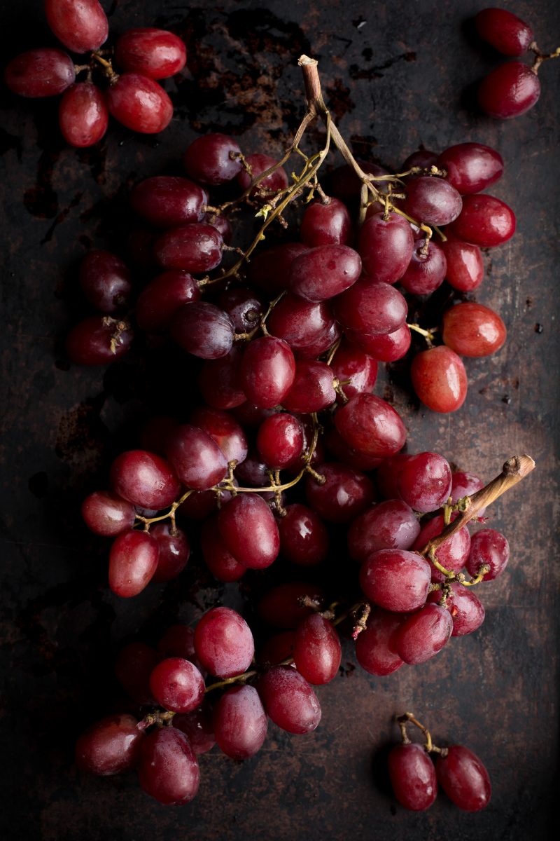 Balsamic Roasted Grapes served with Brie or you favorite cheese makes an easy and delicious appetizer. @tasteLUVnourish