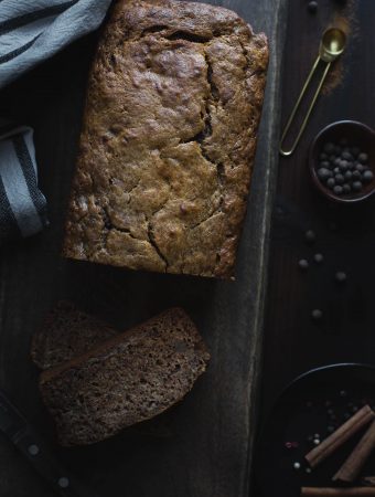 You are going to love this healthy Chai Spiced Banana Bread, made without refined sugar and infused with flavors of warm spices. Easily adapts to vegan or gluten free. From @tasteLUVnourish
