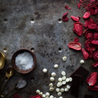 This Sweetheart Chocolate Bark could not be simpler to make. The heart swirls are so much fun! You'll love my easy oven method of melting chocolate! From @tasteLUVnourish