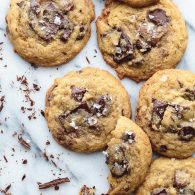 These dreamy Salted Chocolate Chip Cookies, from Dan Kluger, chef and owner of Loring Place, New York City, are the best I've ever made. The recipe is so simple. It may become your new go-to. From @tasteLUVnourish #saltedchocolatechipcookies #chocolatechipcookies #simplechocolatechipcookies #chocolatechunckcookies #softchocolatechipcookies
